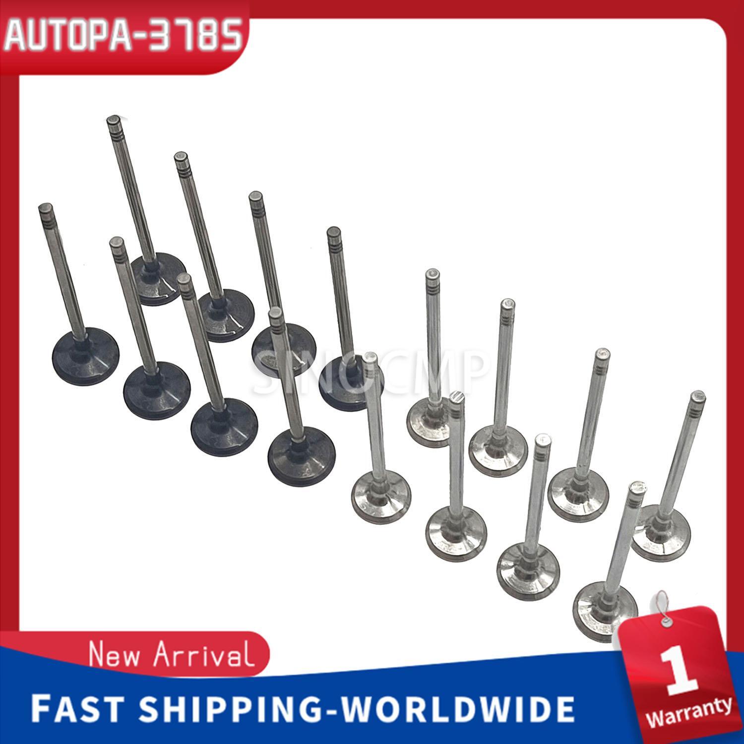 16x Intake  Exhaust Valves Set for Volvo V40 60 90 S60 80 90 XC40 60 70 90 2.0L