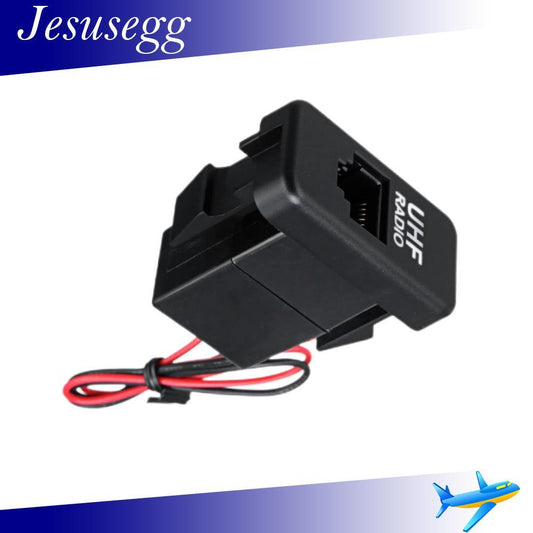RJ45 UHF Radio Switch Panel Dash Socket for Toyota Prado Hilux Landcruiser Blue