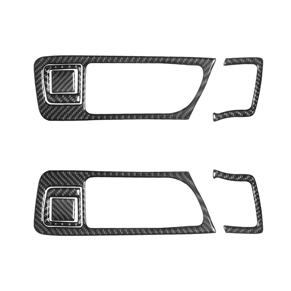 8x Carbon Fibre Door Handle Trim for Land Rover Discovery Sport 2015-2019