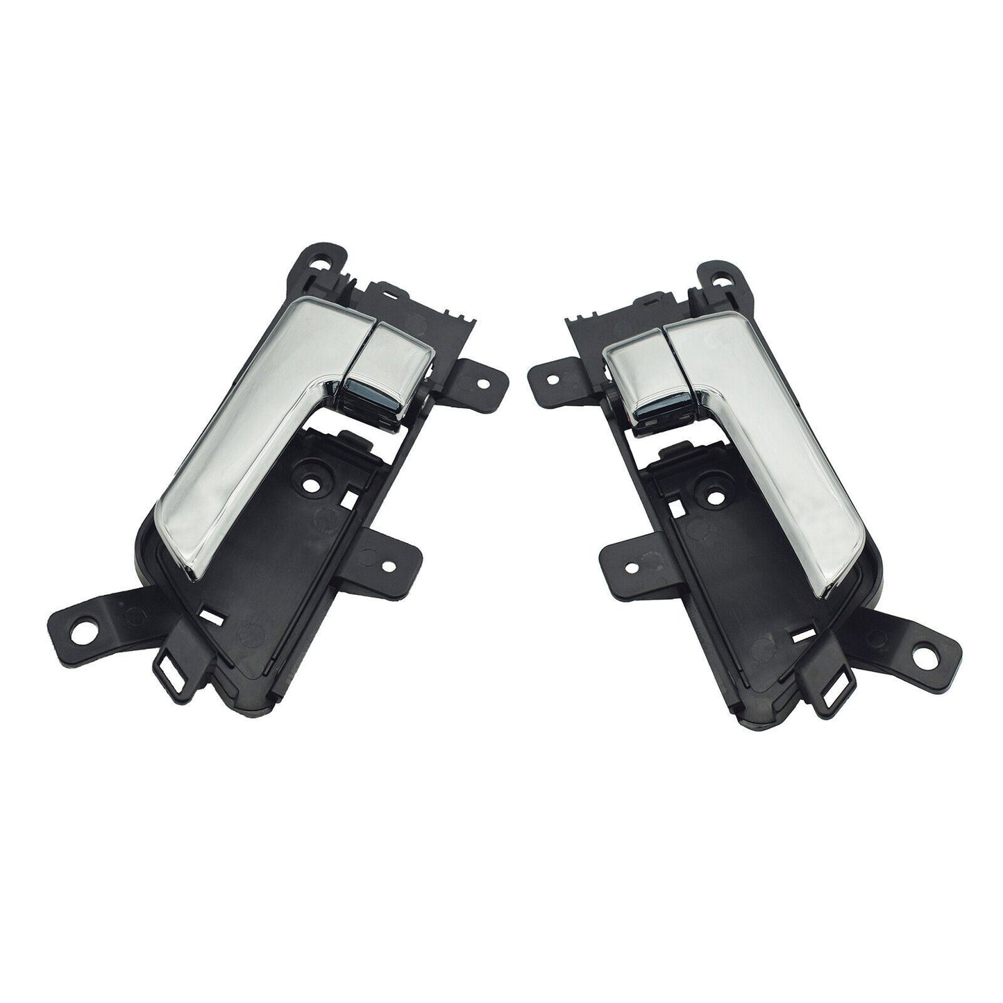 for Kia Borrego 2009-2011 Left  Right Interior Door Handles Chrome Pair NEW 2X
