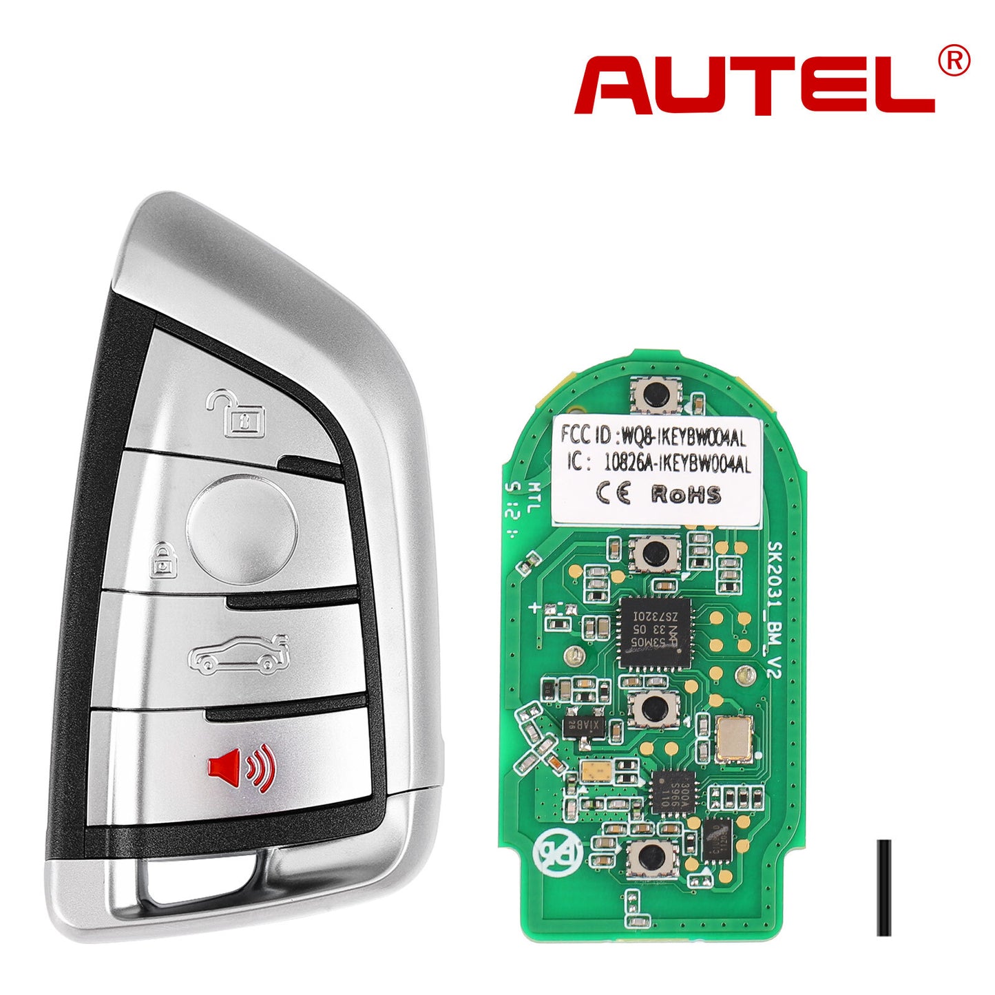 Razor IKEYBW004AL for BMW 4 Buttons for Smart Universal Key 315/433/868/915MHz