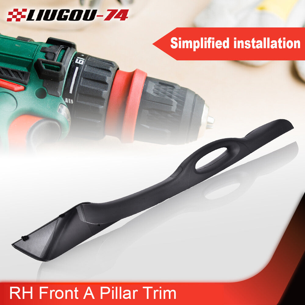 Suitable for 04-08 for Ford F-150 F-150 right-hand passenger side front A pillar trim black handle