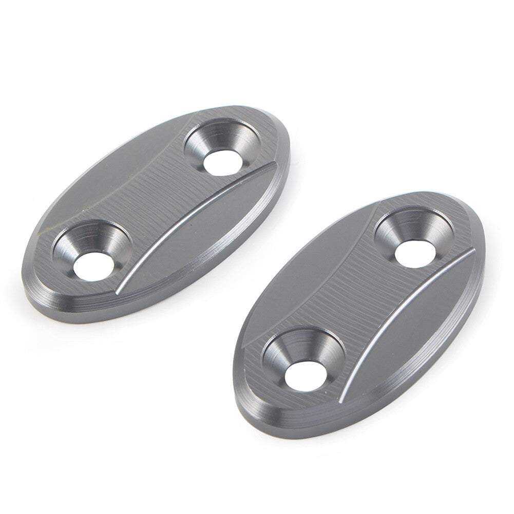 Paar R¨¹ckspiegel Block Off Bodenplatten Abdeckung F¨¹r for BMW S1000RR 2009-2018 Grau