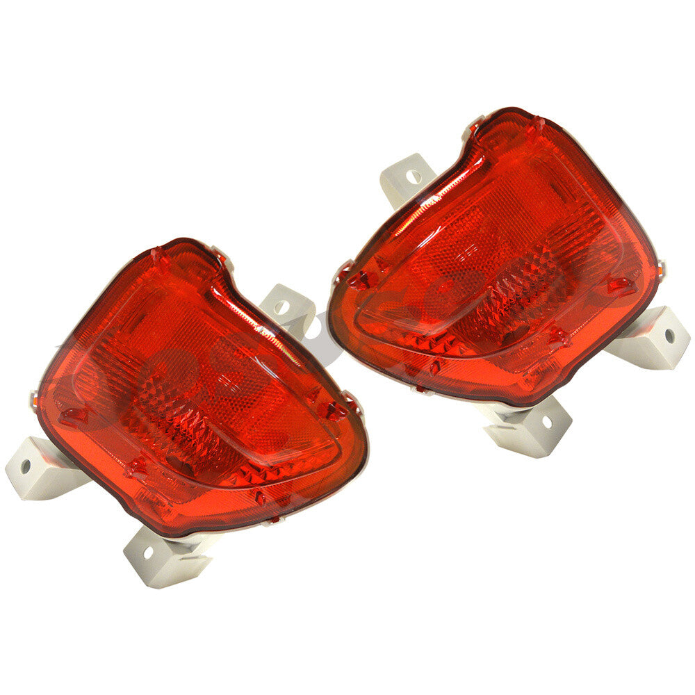 2pcs For 2005-2012 for Toyota RAV4 Rear Lower Bumper Tail Right+Left Fog Lamp Light