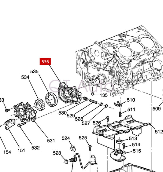12640448 Engine oil pump suitable for GMI 2007-2016 3.6 Arcadia 2010-2017 3.6 Terrain