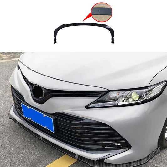 18-2020 XLE for Toyota for Camry Front Bumper Lip Spoiler Bodykit Refit Carbon Fiber