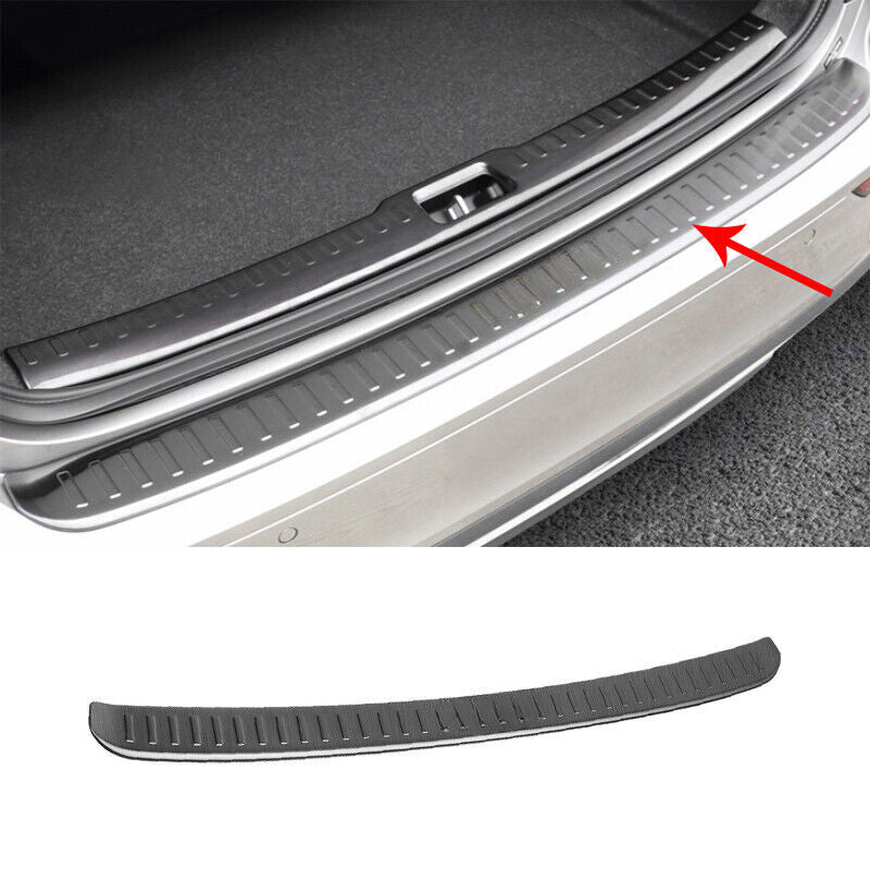 for Volvo S60 2020-2021 Black Titanium Outer Rear Bumper Protector Sill Cover