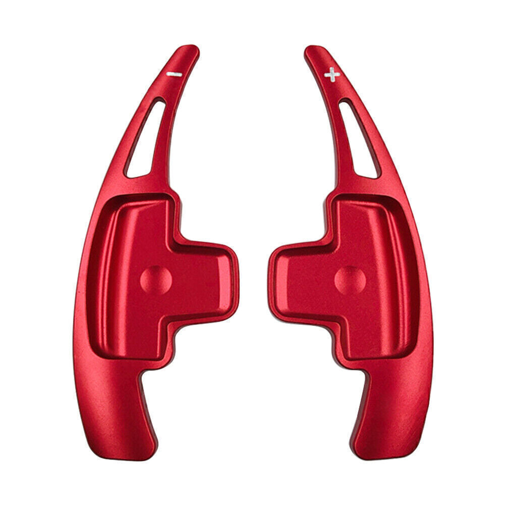 Red Car Steering Wheel Paddle Shift Extension Fit M- for Benz A B E R M GLK SLK-Class