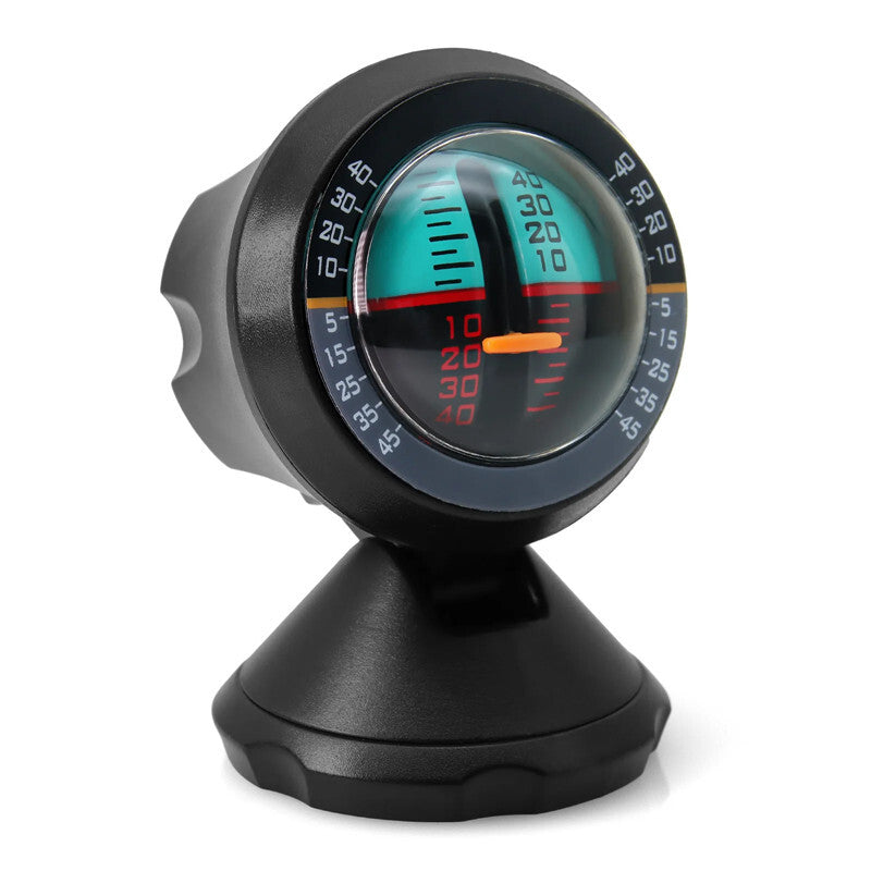 Black Car Inclinometer Slope Meter Multifunction Portable Measure Balancer Tool