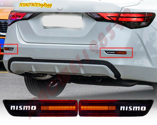 LED Rear Bumper Light Fog Lamp Brake turn signal Refit for Nissan Sentra 2020-23