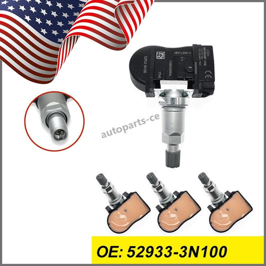 4PC New TPMS Tire Pressure Sensor 52933-3N100 for Hyundai Accent for Kia Sorento