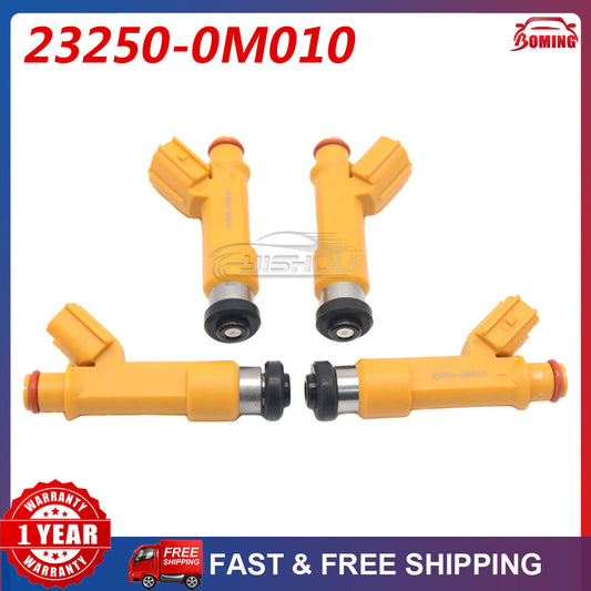 for Toyota for Camry for Lexus HS250H 2010 - 2012 FJ453 23250-0M010 4PCS Fuel Injectors