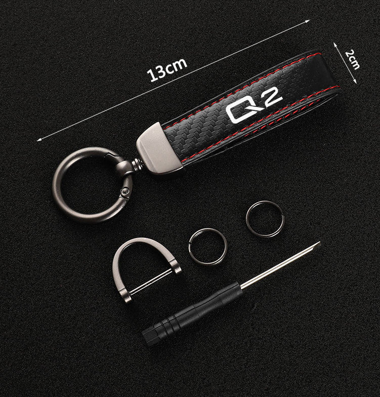 Side fender stickers and badges for Audi Q5 cars, stainless steel, black, chrome-plated, 2x
