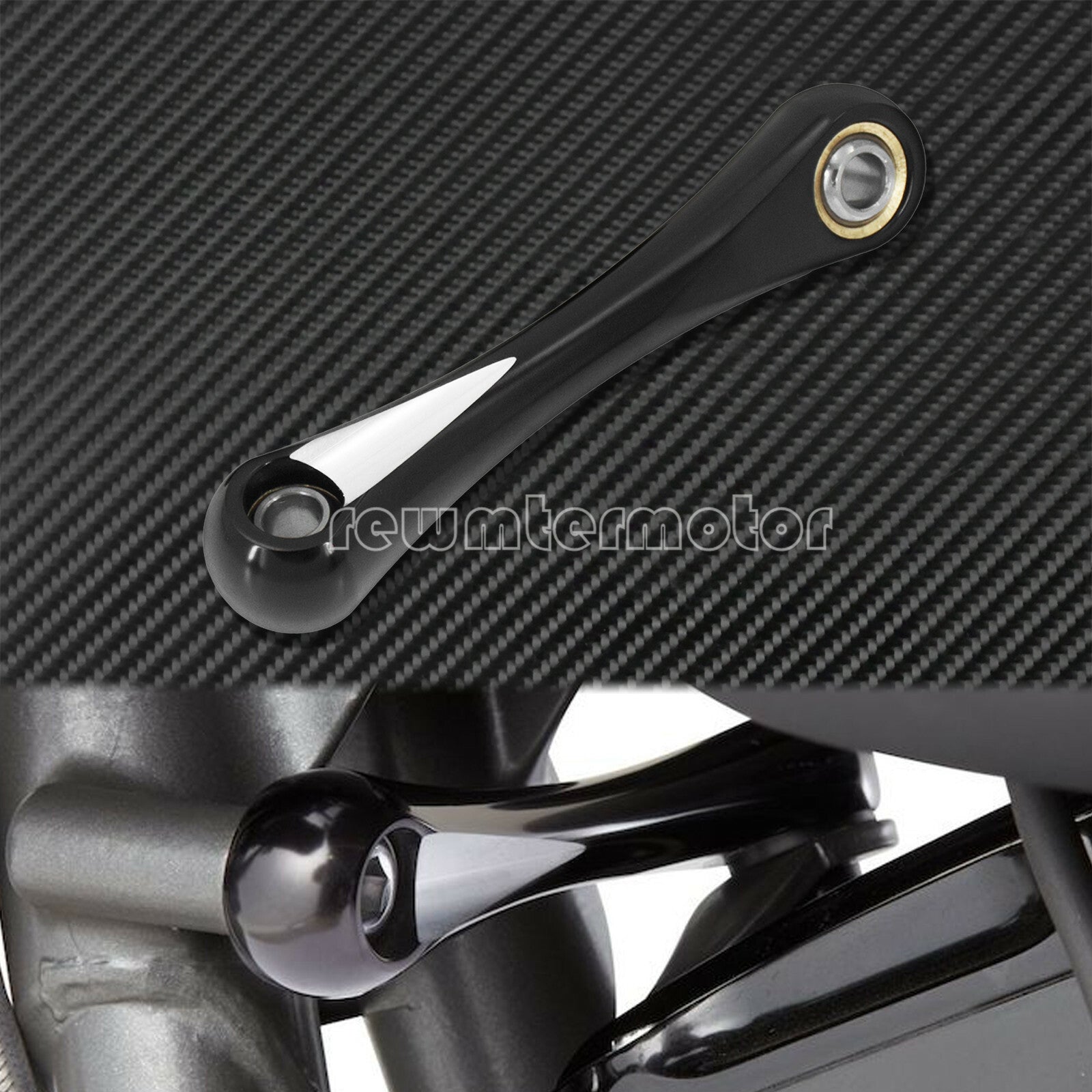 CNC Engine Stabilizer Link Black Fit for Harley Touring Road King Electra Glide