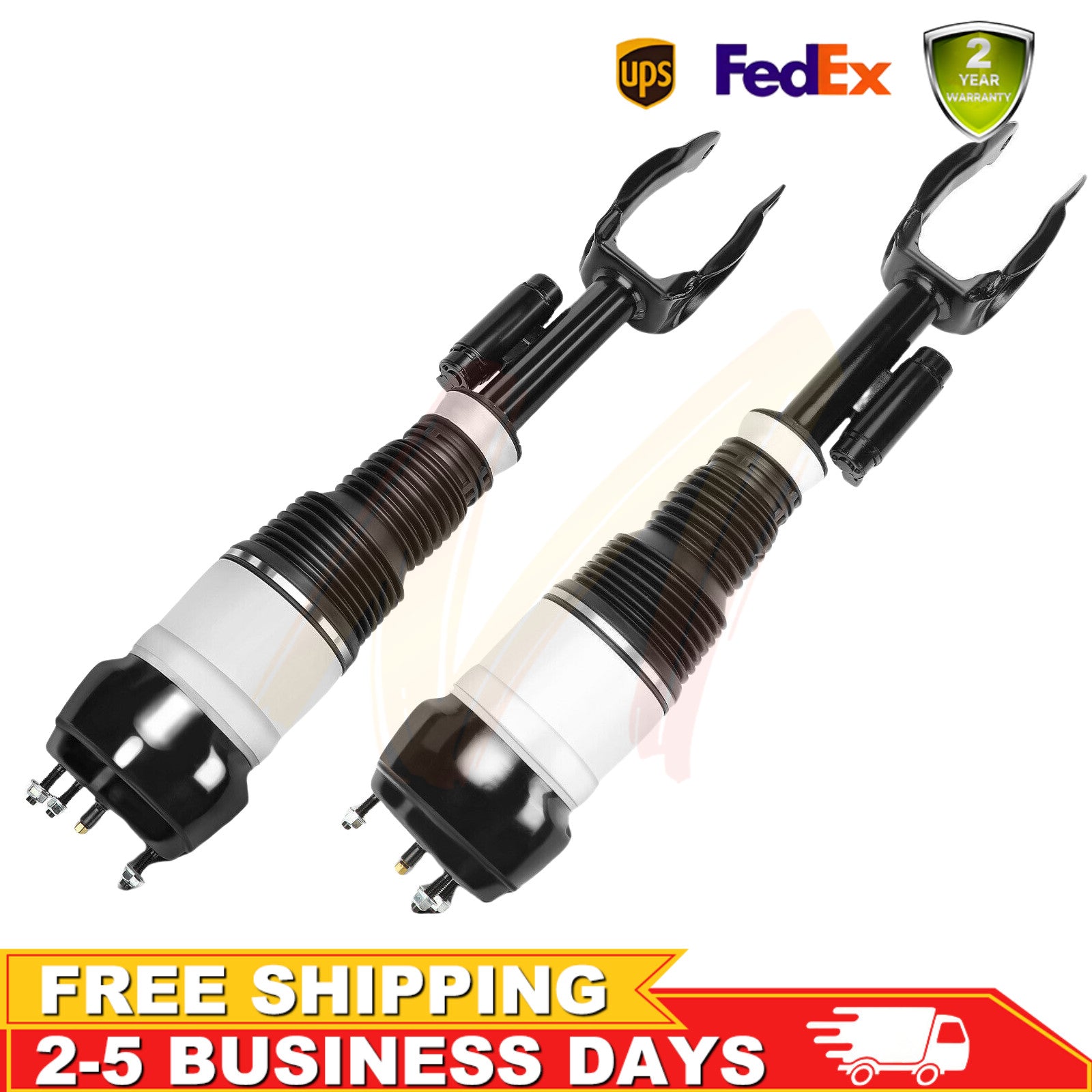 2 right front shock absorbers with electric contact patch for Infiniti Q50 Q60 Sport 16-24
