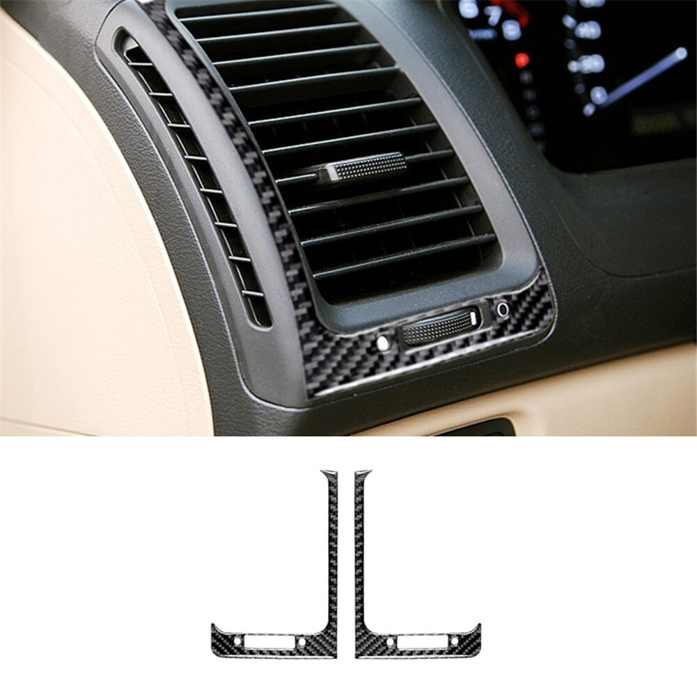Carbon Fiber Side Air Vent Outlet Trim Cover for Honda Accord Sedan 2003-2007