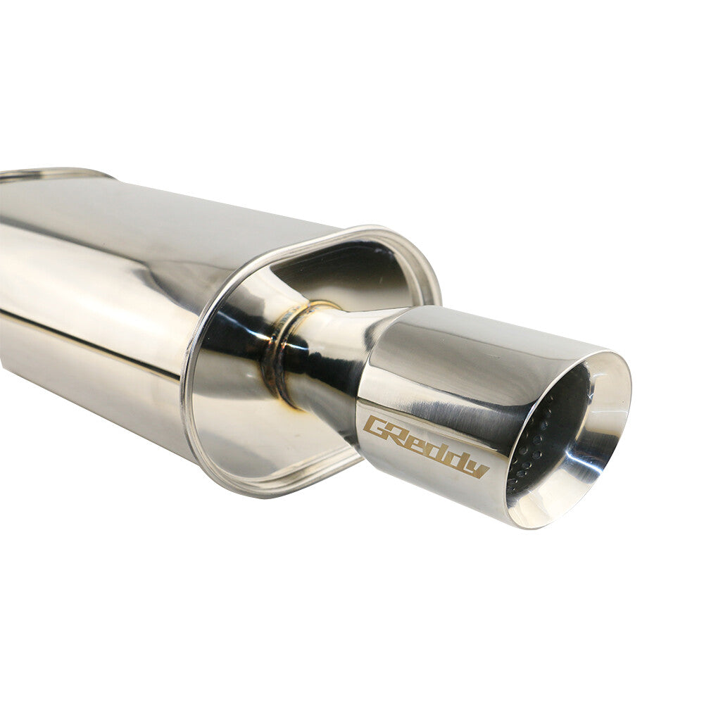 2.5 ID 4 OD Performance Sport Great Sound Straight Exhaust Muffler Tip New
