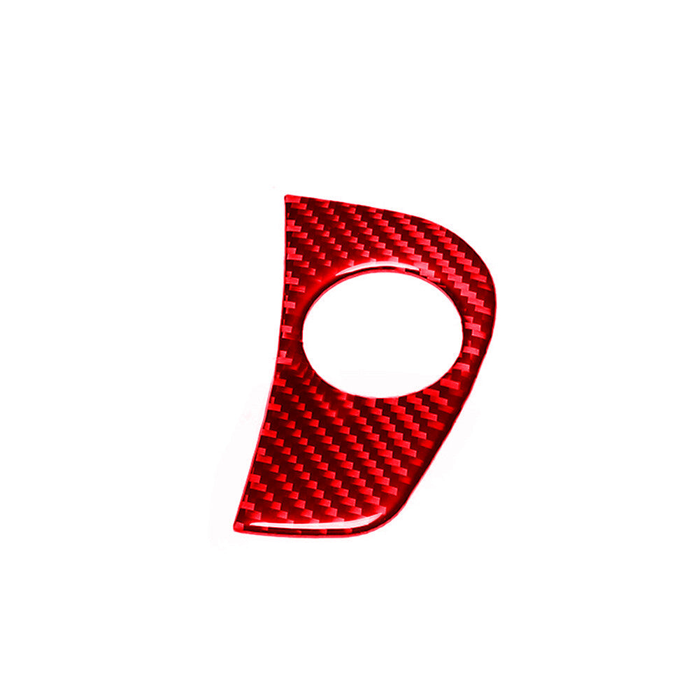 Red Real Carbon Fiber Sticker Decoration For 2013-18 for Subaru Forester Car Keyhole
