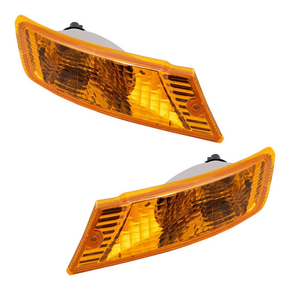 Pair Turn Signal Lights Front Left + Right Fits for Jeep Cherokee 02-08 Liberty
