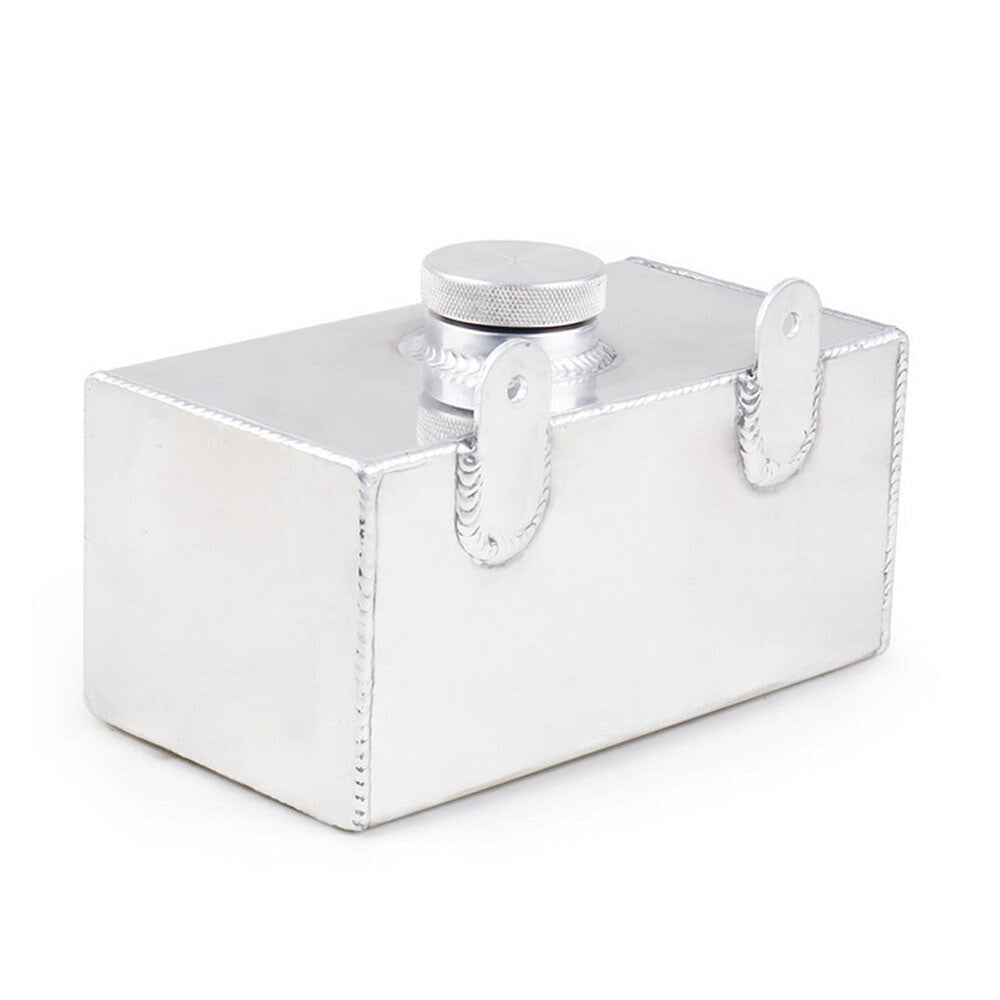 2L Aluminium Polished Windscreen Washer Bottle Intercooler Spray Tank With Cap