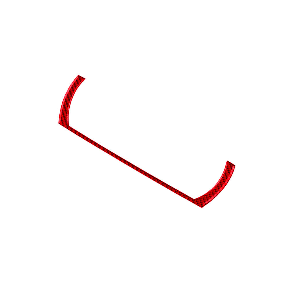Red Carbon Fiber Lower Speedometer Trim for Bmw X3 2004-2010