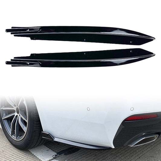 Rear Bumper Lip Diffuser Splitter Spoiler Protector FIT for BMW 5 Series G30 M-Tech