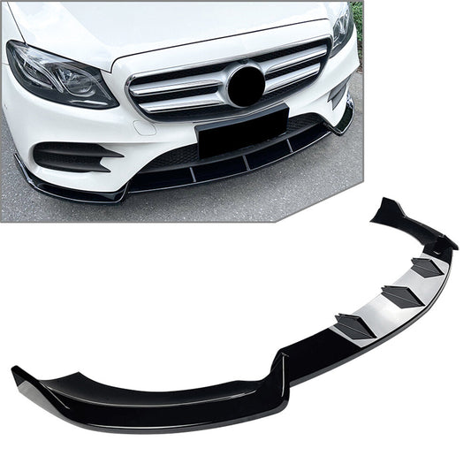 for Mercedes-Benz E Class W213 E260 Front Bumper Lip Splitter Spoiler Body Kit