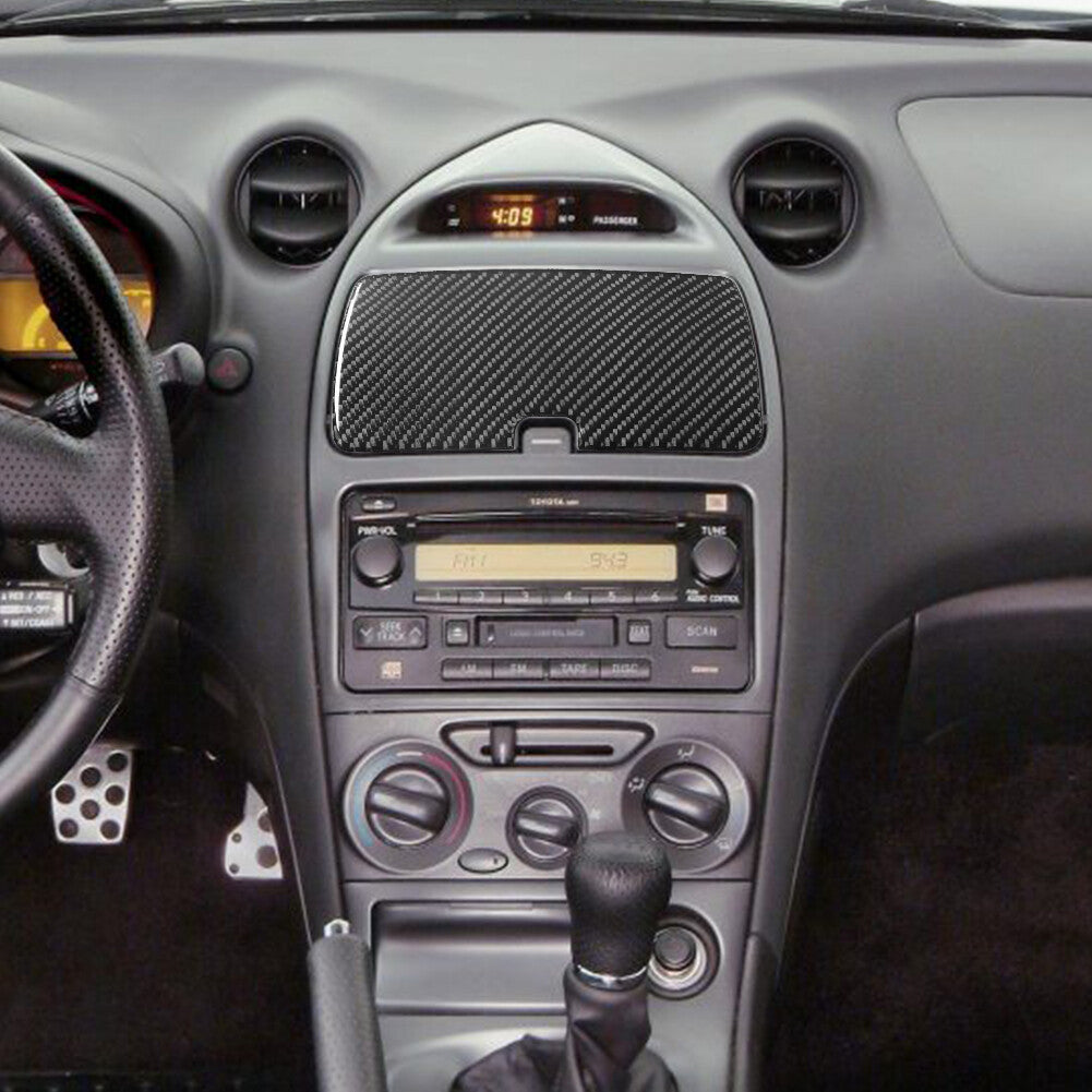Carbon Fiber Central Console Storage Box Panel Cover for Toyota Celica 2001-2005