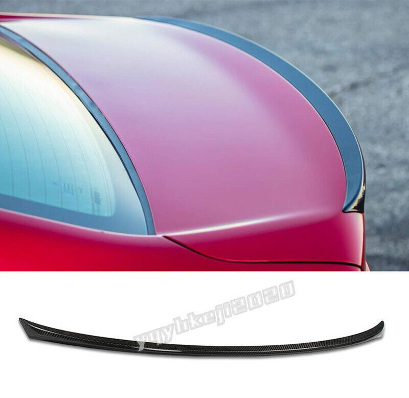 2017-2020 for Acura TLX Sedan Carbon Fiber ABS Rear Door Trunk Spoiler Wing Lip
