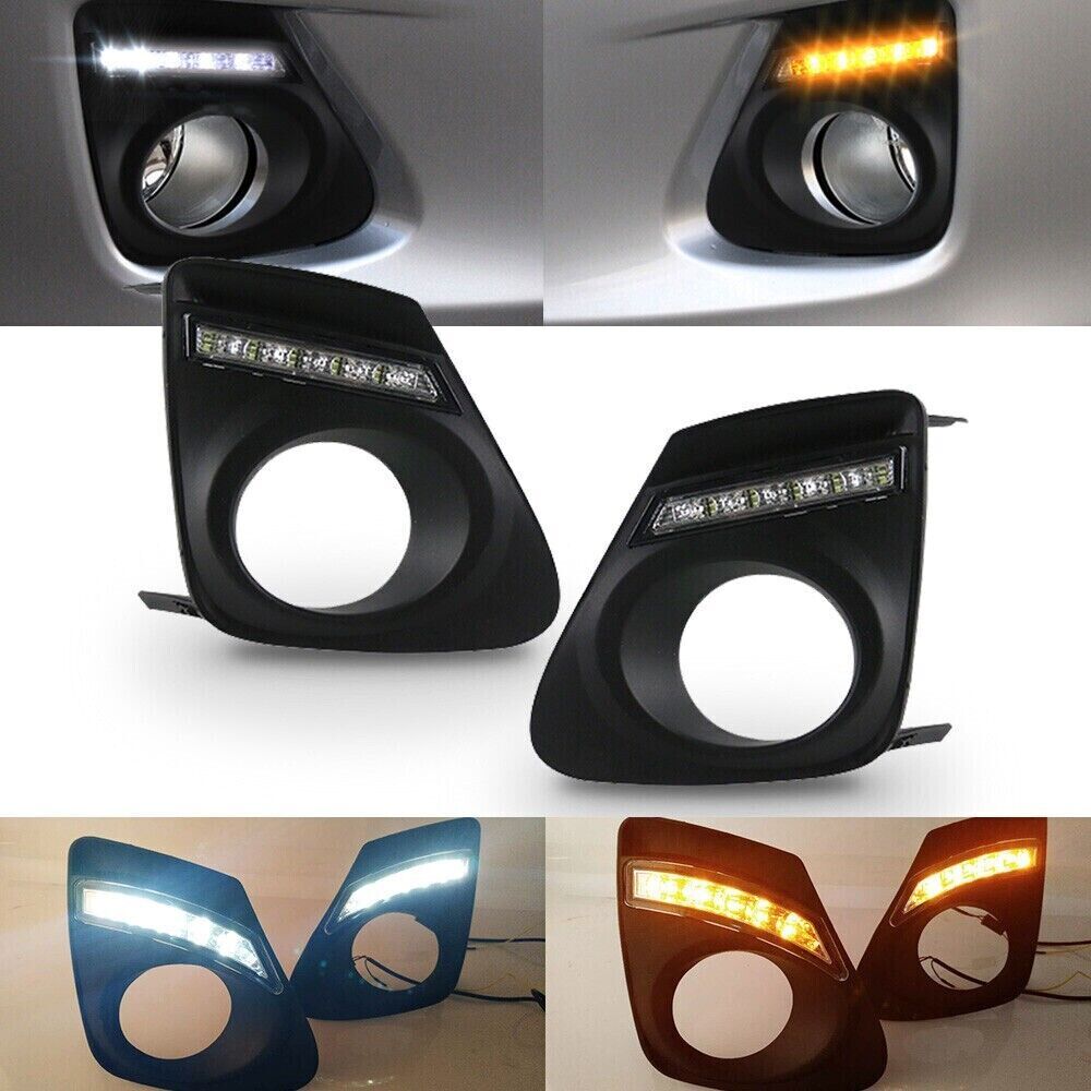 for Toyota for Corolla Altis 2010-2013 LED Daytime Running Light DRL Fog Signal Lamp