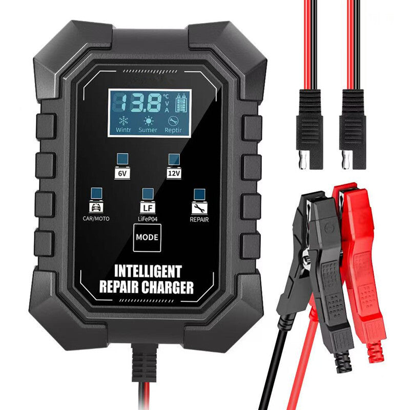 Fully Automatic Motorcycle Trickle Lithium Lead-Acid Battery Maintainer Charger