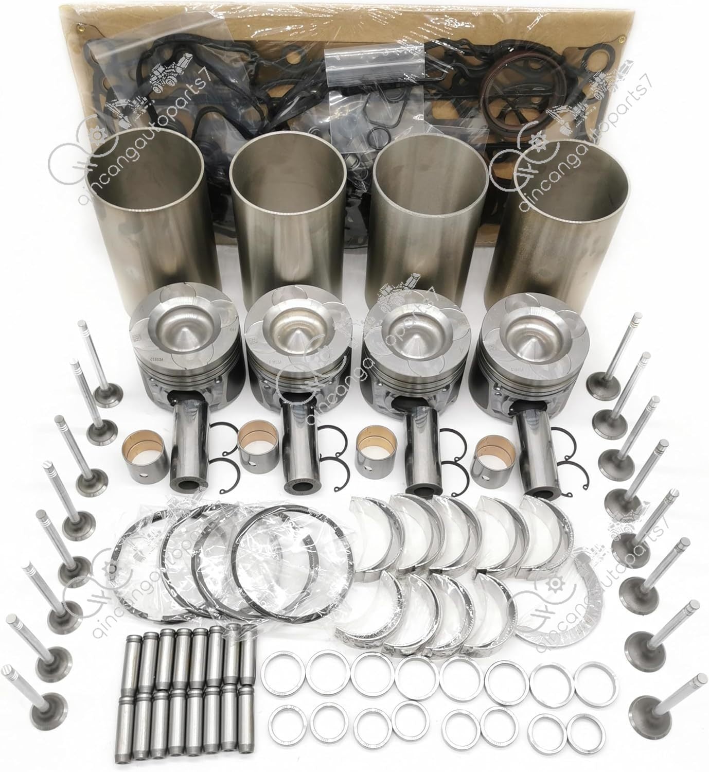 Overhaul Rebuild Kit Fits Doosan D24 D24NAP Engine Fits Bobcat Loader S650 T595