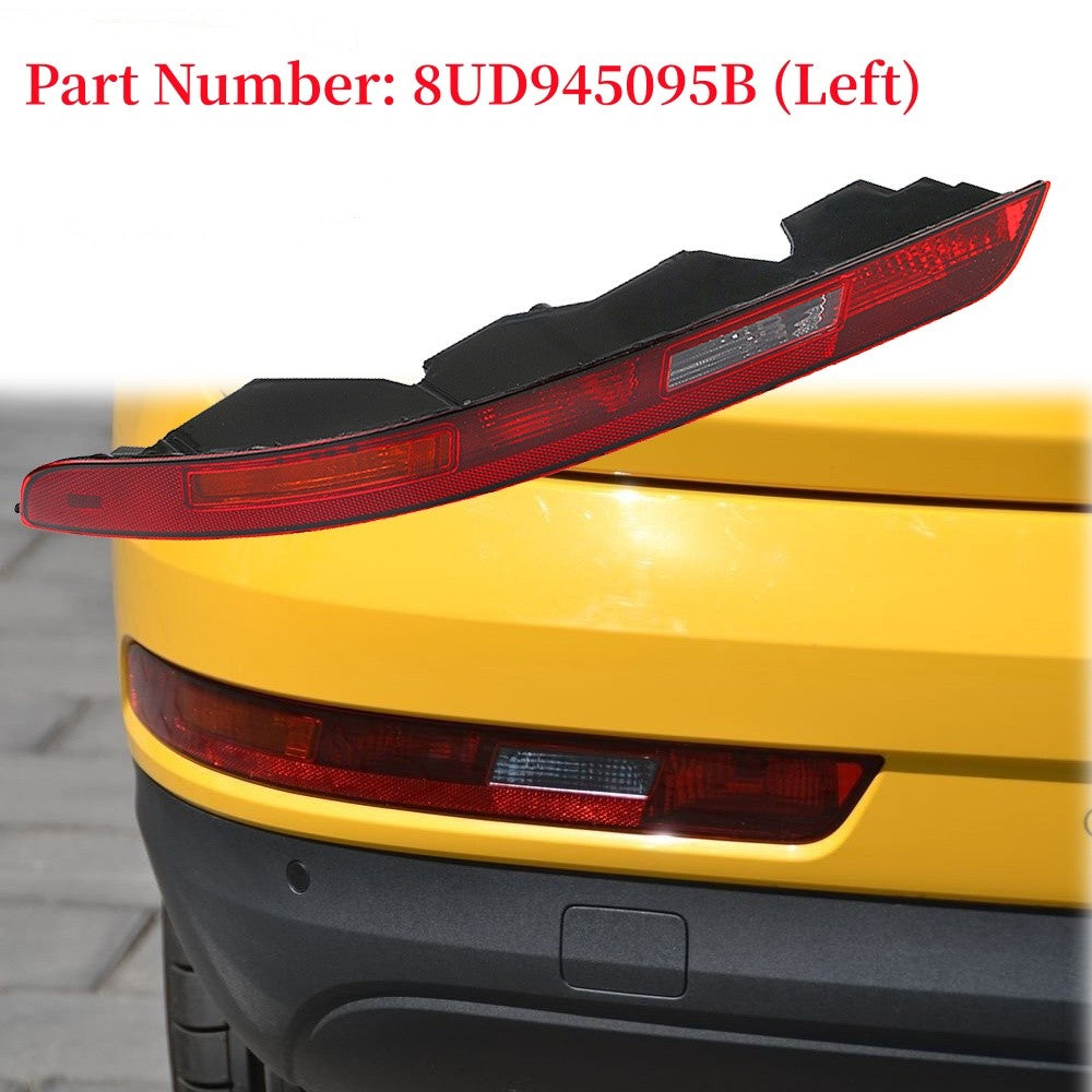 Left Driver Side Rear Bumper Lower Tail Lights Brake Lamps for Audi Q3 2016-18