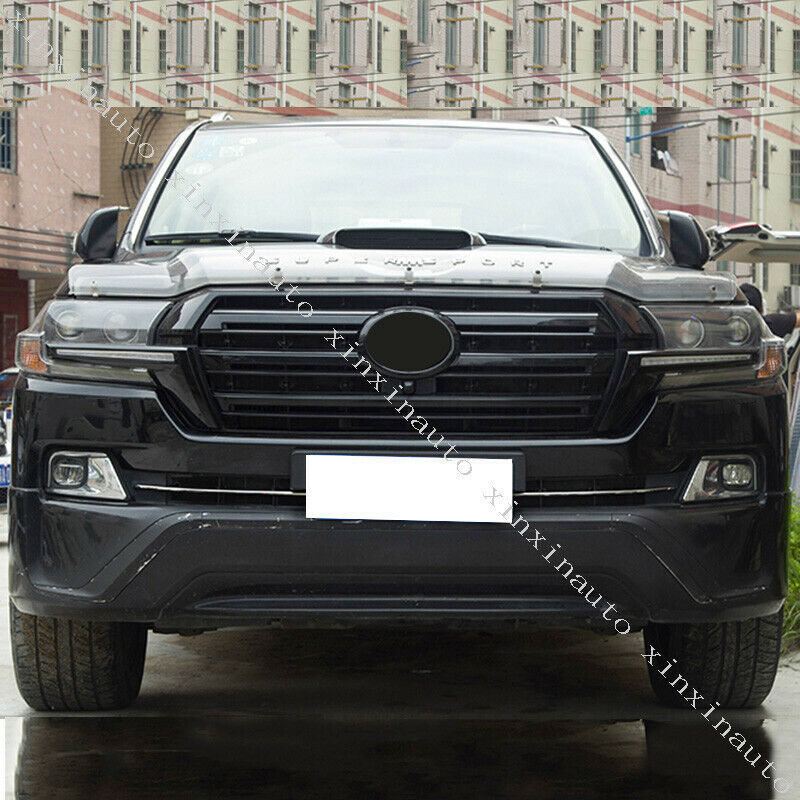 Chrome Front FogLight Molding Trim Strip for Toyota for Land Cruiser LC200 2016-2021