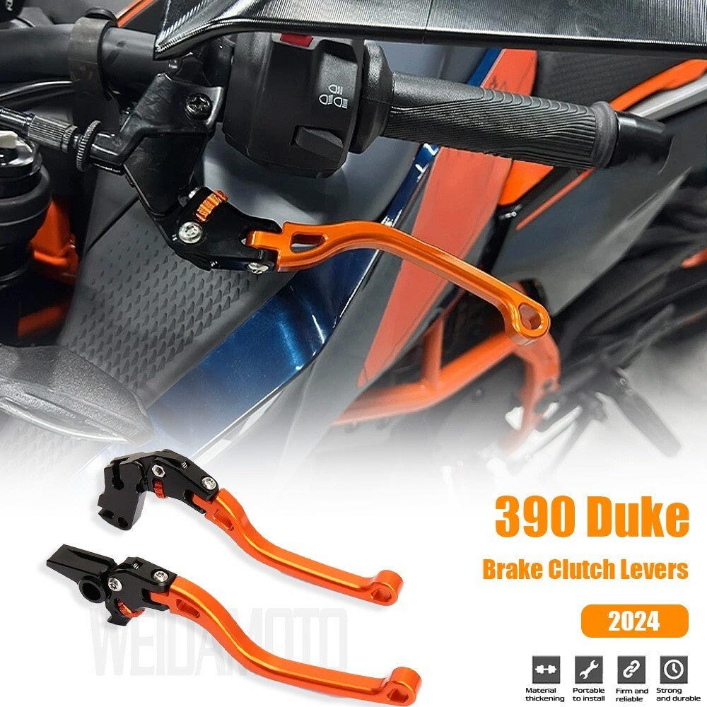 For 390 Duke 390Duke 2024 ew Adjustable Motorcycle Handle Brake Clutch Levers