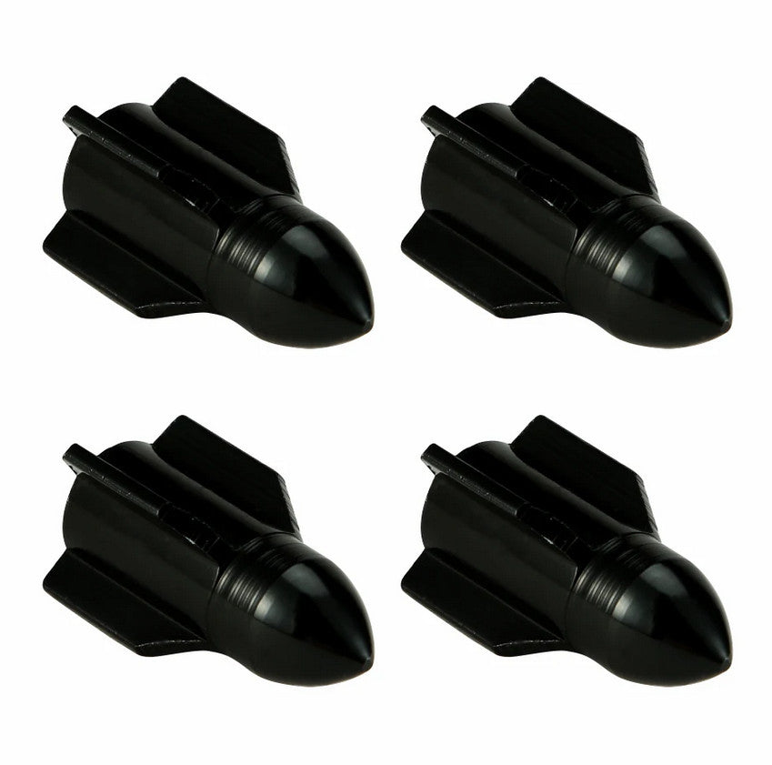 4-piece car tire valve cover rod air dust cover dustproof blue rocket for Lexus