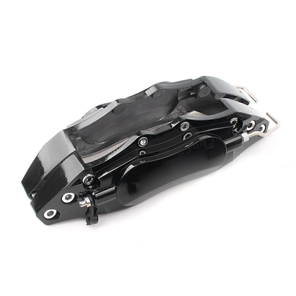 For 14-17 Inch Wheel BLK 2x Car 3D Metal Medium Brake Caliper Covers Universal