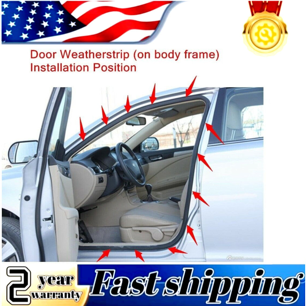 Rear RL door rubber Weatherstrip body seal for Honda Accord sedans 2013-2017