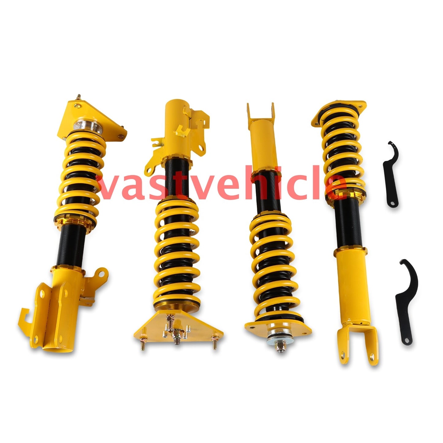 4pcs Coilover Height Struts Suspension Springs For 07-15 for Nissan Altima Maxima