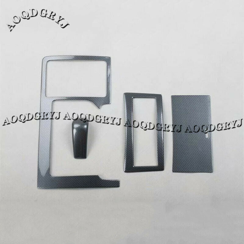 4P Carbon Gear Shift Panel Moulding Cover Trim for Toyota Prado 2.7L 2010-2015