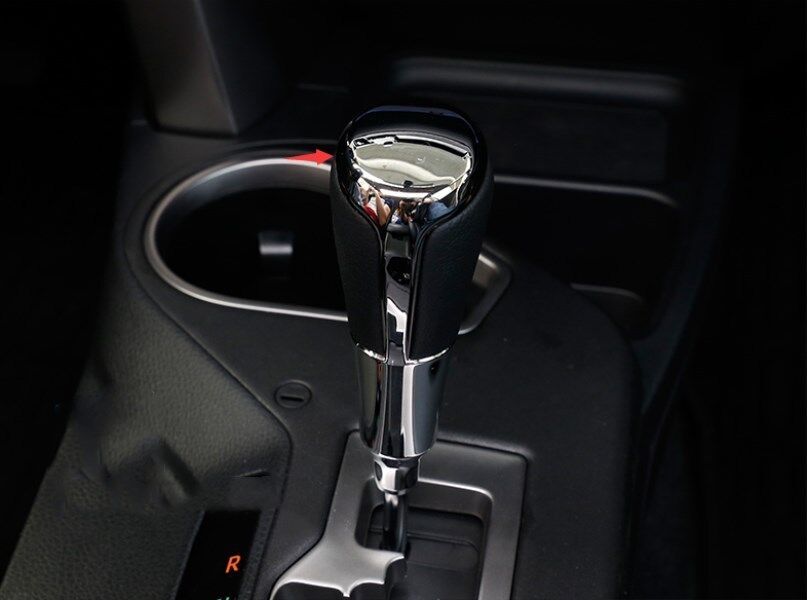 Chrome Car Inner Gear Shift Knob .Head Cover Trim ABS for Toyota RAV4 2013-2018