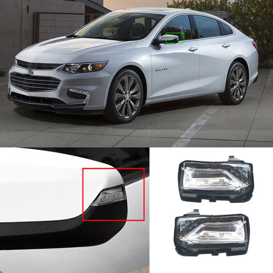LED Rearview Mirror Signal light for Chevrolet Malibu 2016 2017 2018-2021 Pair