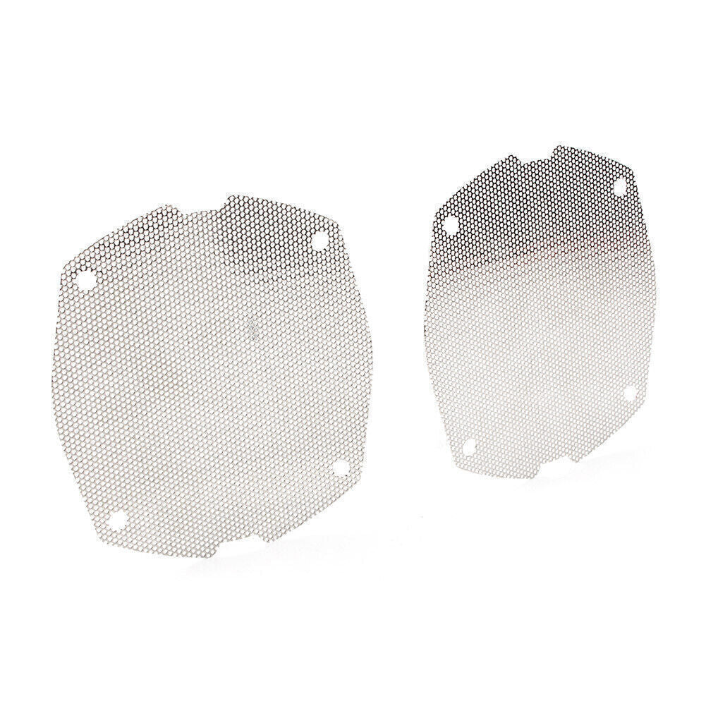 for Harley Dresser FLH/T Electra Glide Chrome Front Fairing Mesh Speaker Grilles