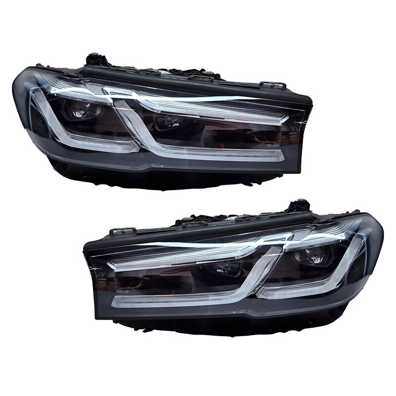 LH RH LED Headlight Assembly w/o AFS For 2021-2022 for BMW 5 G30 M5 530i 540i Pair