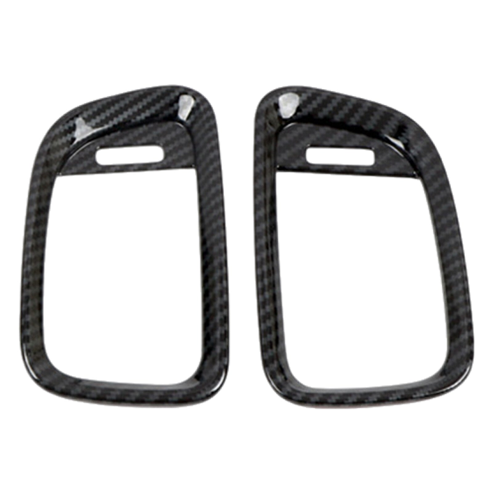 Carbon fiber style dashboard vent trim covers for Dodge Durango 2011 - 2020