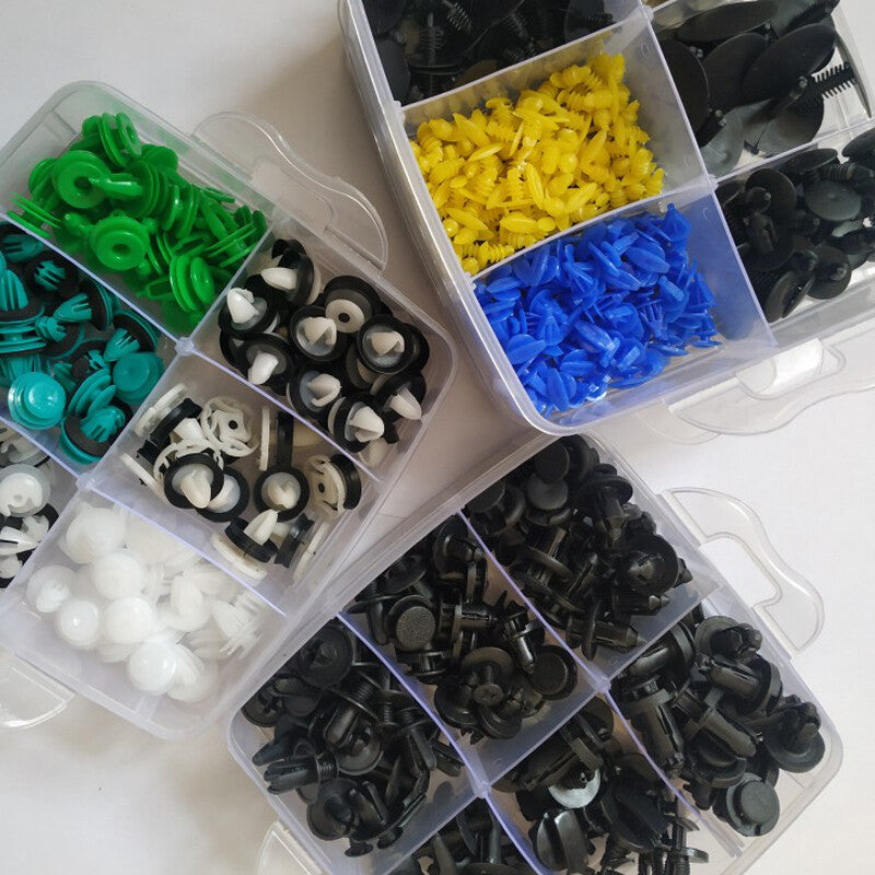 620-piece pack, 24-yard, 4-layer plastic fasteners for car bumpers and mudguards - repair parts clip