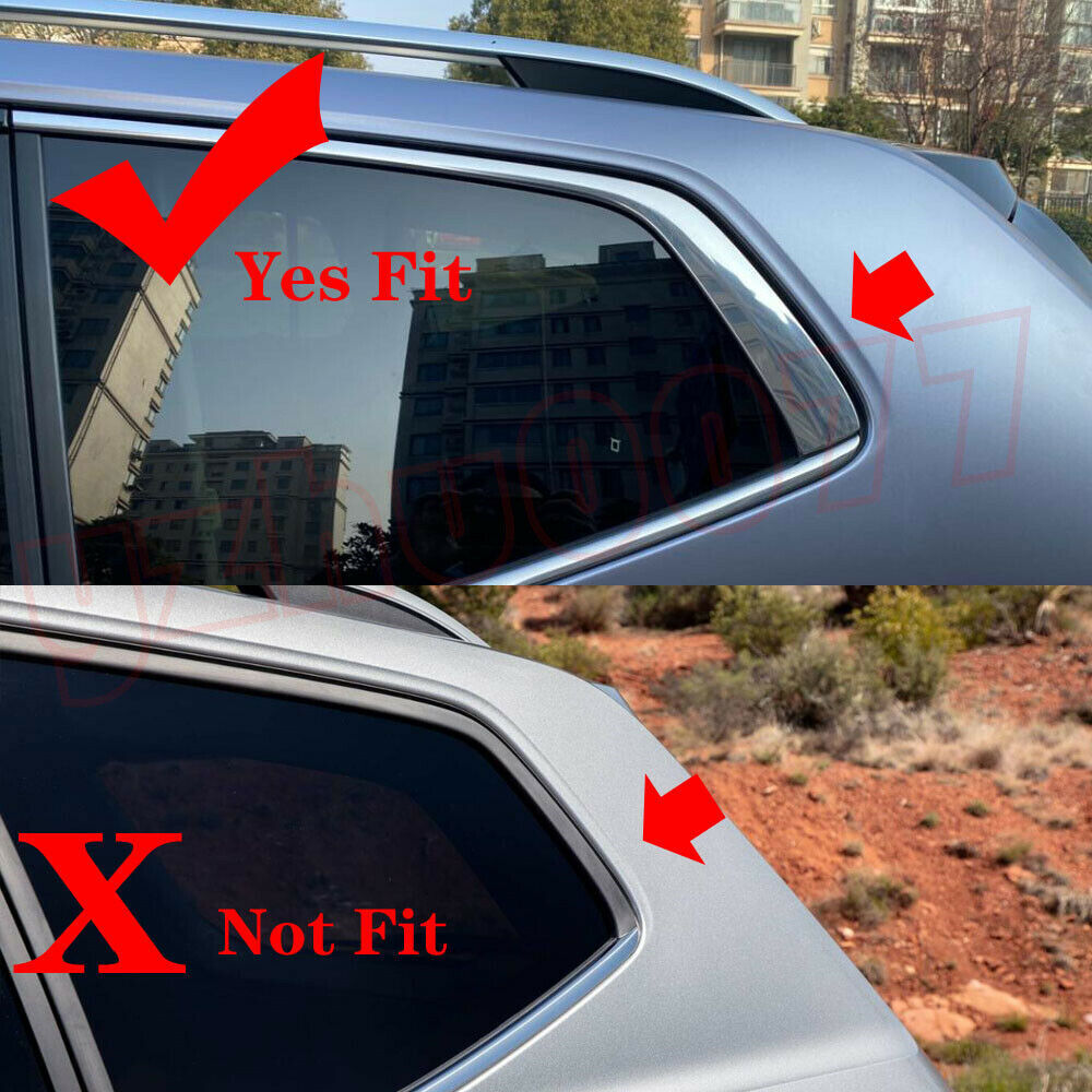 for Volkswagen Atlas 2021-2022 Glossy Black Door Window Frame Sill Molding Trim