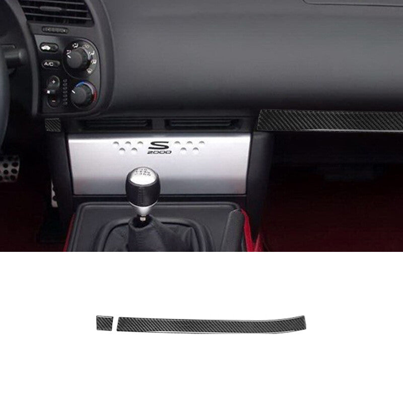 17Pcs Carbon Fiber Interior Full Sets Cover Trim Kit for Honda S2000 2000-2003