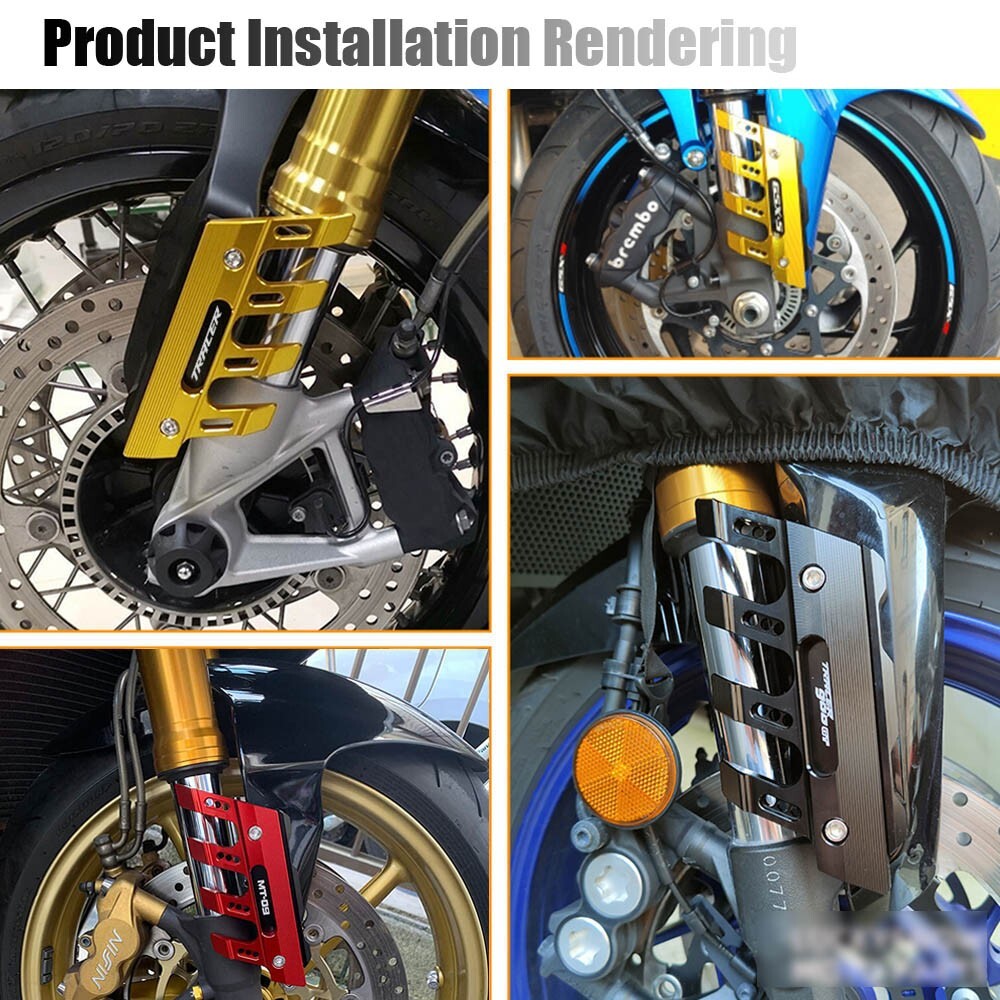 for YAMAHA MT-07 2013-2022 Front Fender Mudguard Frame Sliders Crash Protector