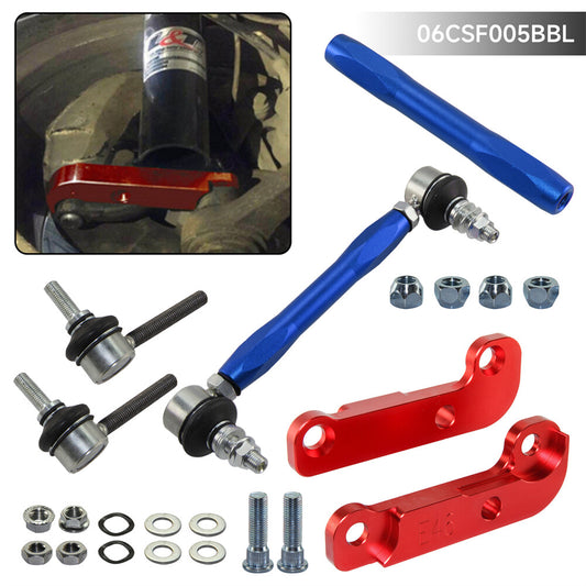 Tuning Drift Turn Angles 25%-30% +Sway Bar Drop Links Kit for BMW E46 M3 325i